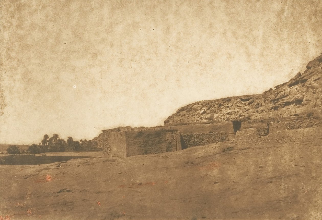 1850年4月拍摄于北回归线上的阿布霍尔村的景色。 作者 马克西姆·杜营