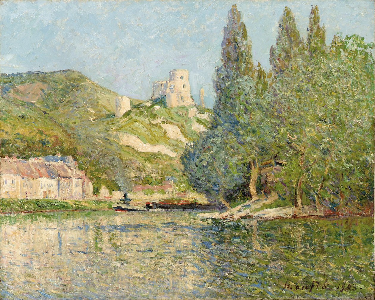 Chateau-Gaillard，诺曼底，1903年 作者 马克西姆·埃米尔·路易斯·莫夫拉