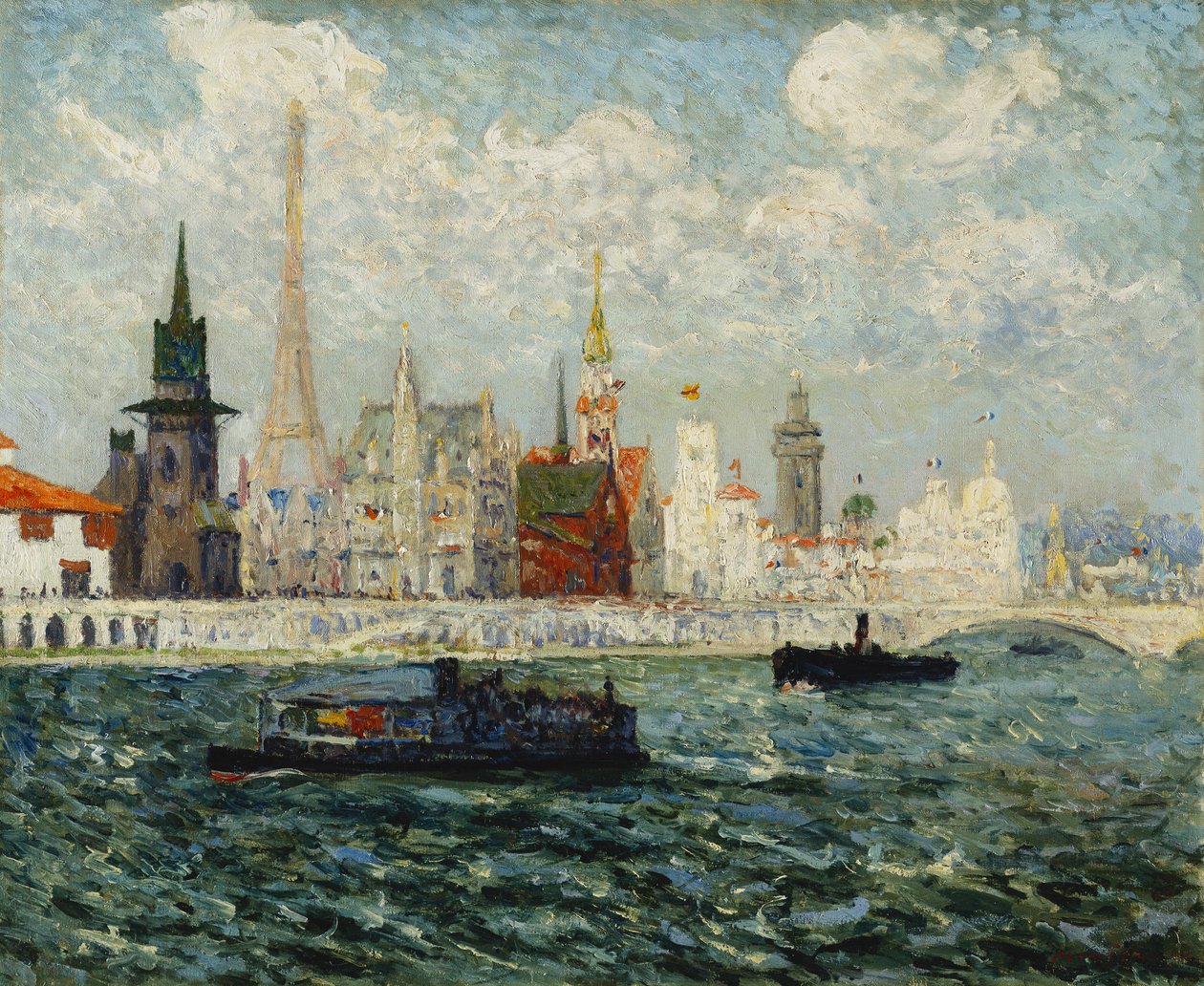 Les Pavillons，国际博览会，1900，1900 作者 马克西姆·埃米尔·路易斯·莫夫拉