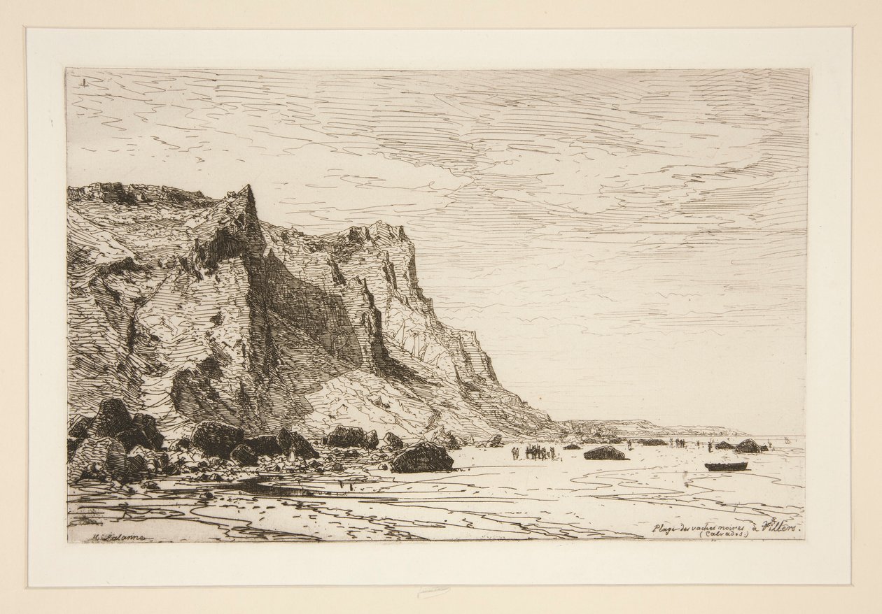 Plage des vaches noires ?Villers（卡尔瓦多斯省）（Villiers [Cavaldos] 的黑牛海滩） 作者 马克西姆·拉兰（Maxim Lalanne）