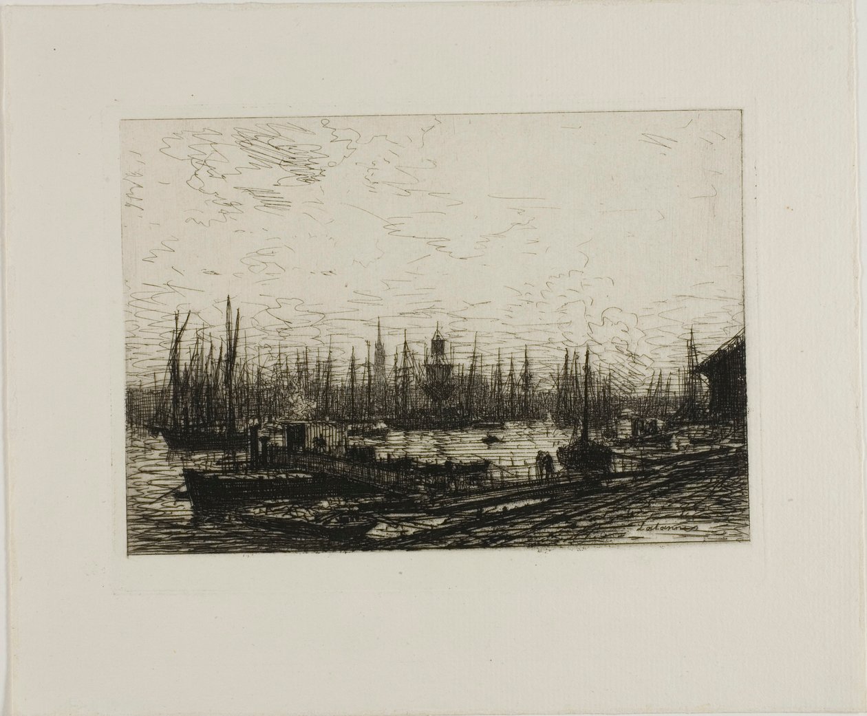 波尔多港 作者 马克西姆·拉兰（Maxim Lalanne）
