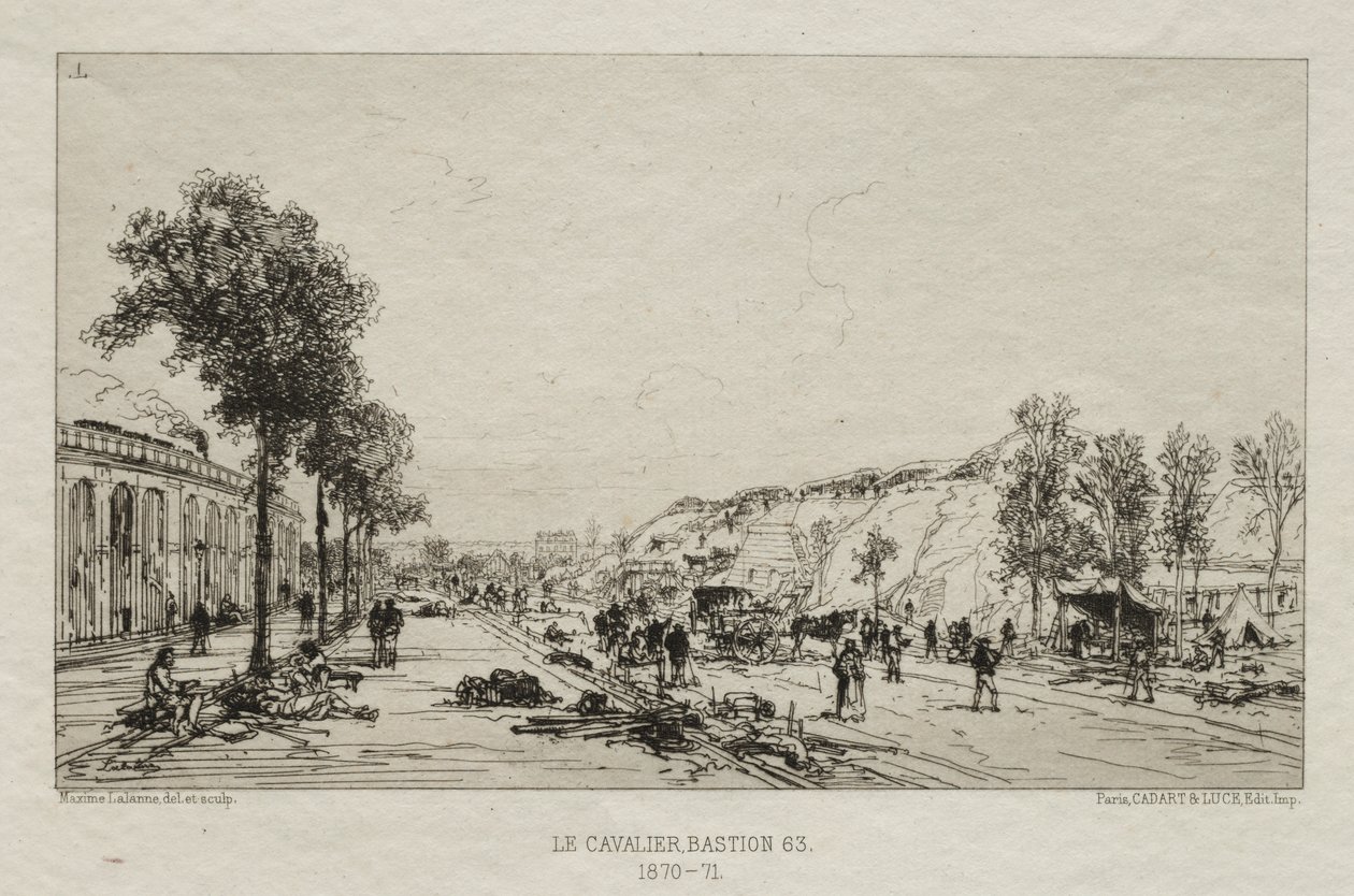 巴黎围城的艺术记忆：Le Cavalie（63 号堡垒） 作者 马克西姆·拉兰（Maxim Lalanne）