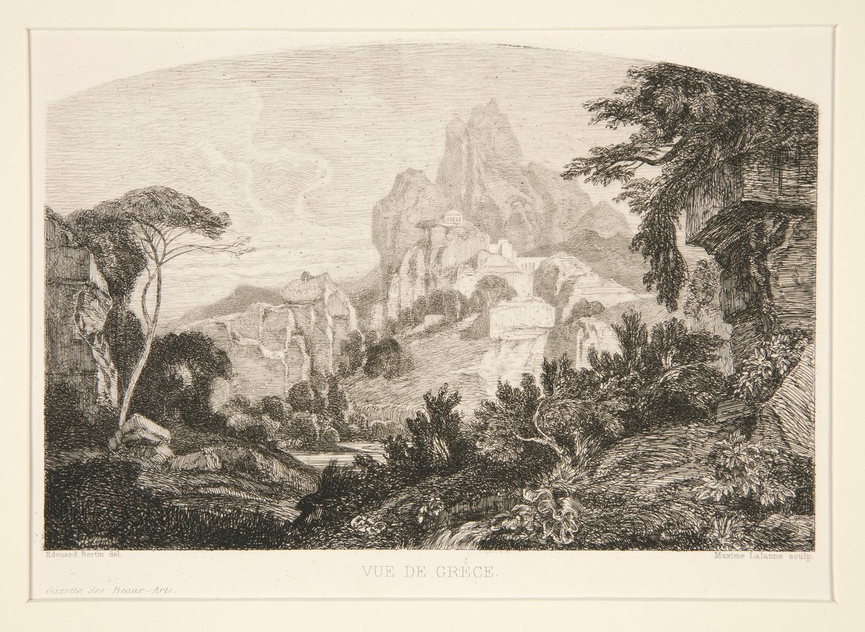 Vue de Grce（希腊景观） 作者 马克西姆·拉兰（Maxim Lalanne）