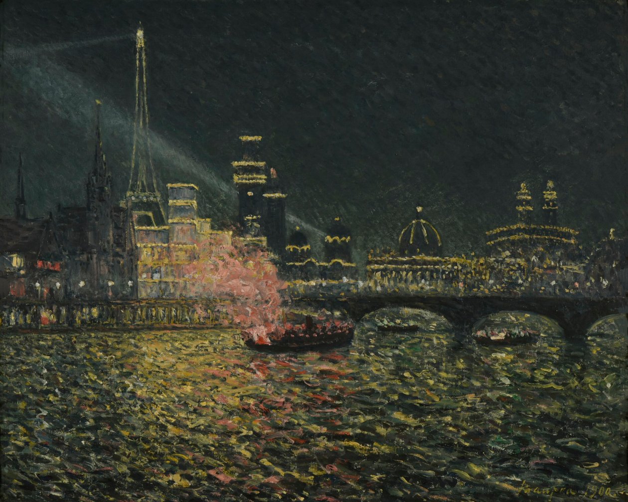 夜间节庆：1900年世界博览会 Nocturnal festivities：1900年世界博览会，1900年。 作者 马克西姆·莫夫拉