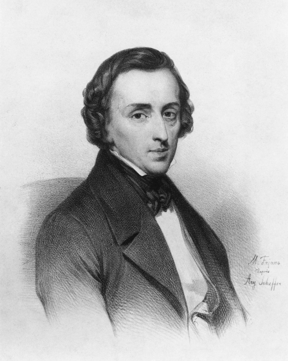 弗雷德里克肖邦，在Ary Scheffer之后（1795-1858） 作者 马克西米利安·法詹斯（Maximilian Fajans）