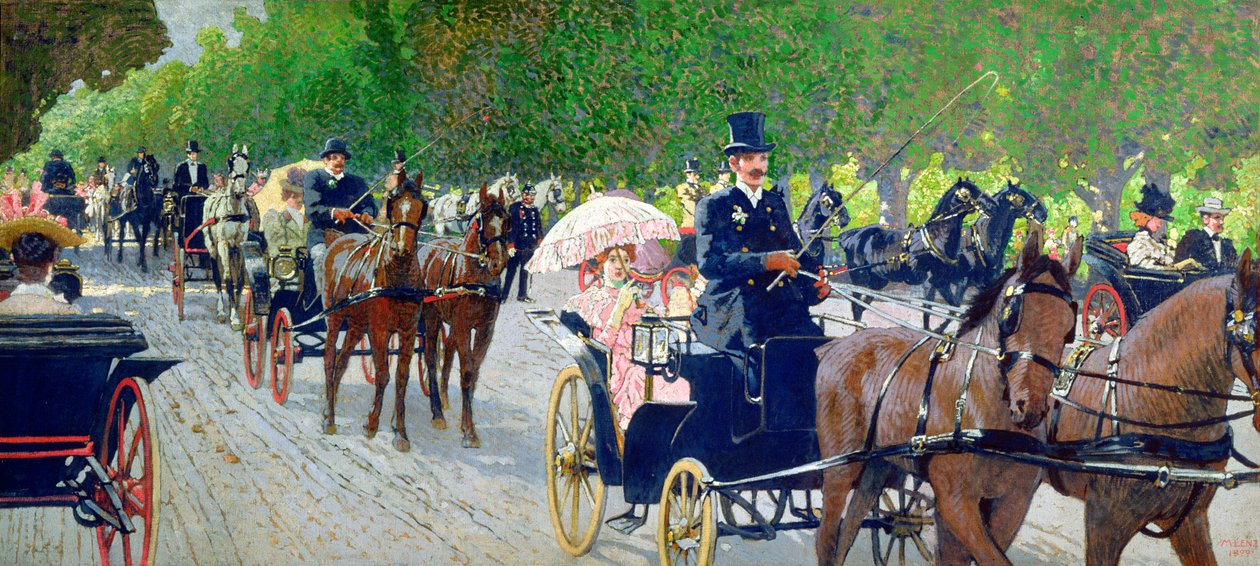 在普拉特公园开车 作者 马克西米利安·伦兹（Maximilian Lenz）