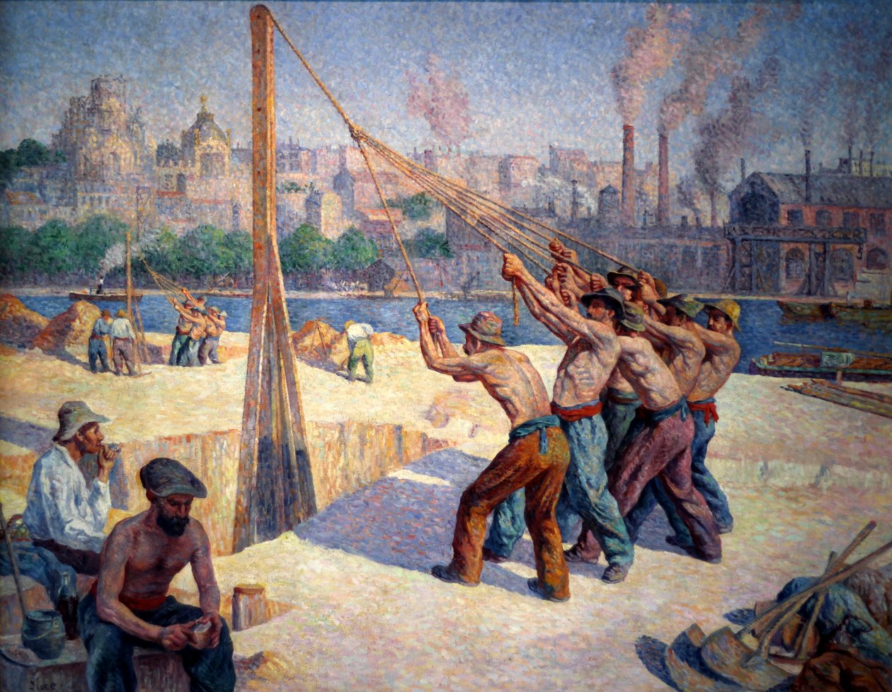 打鼓手 作者 马克西米利安·卢斯（Maximilien Luce）
