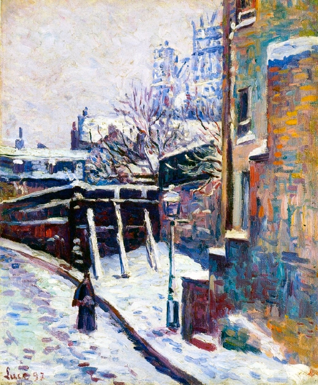 蒙马特，巴黎，1897年 作者 马克西米利安·卢斯（Maximilien Luce）