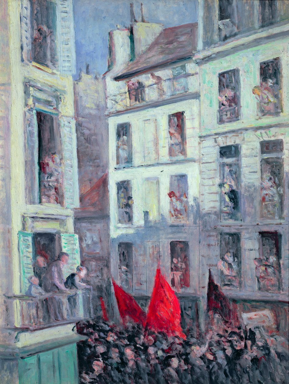人民阵线，c.1936 作者 马克西米利安·卢斯（Maximilien Luce）
