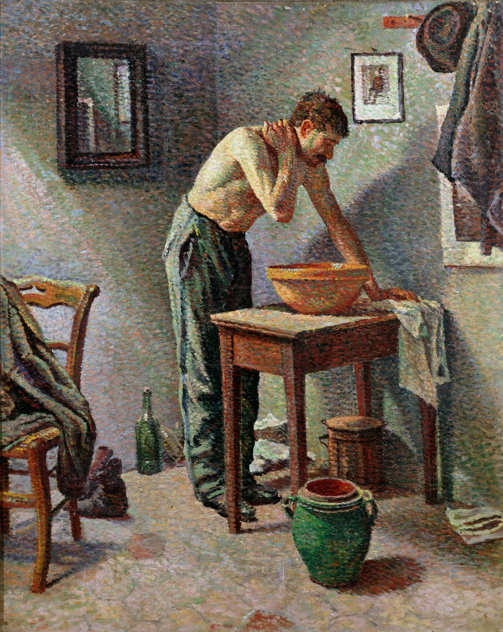 卫生间，1887年 作者 马克西米利安·卢斯（Maximilien Luce）