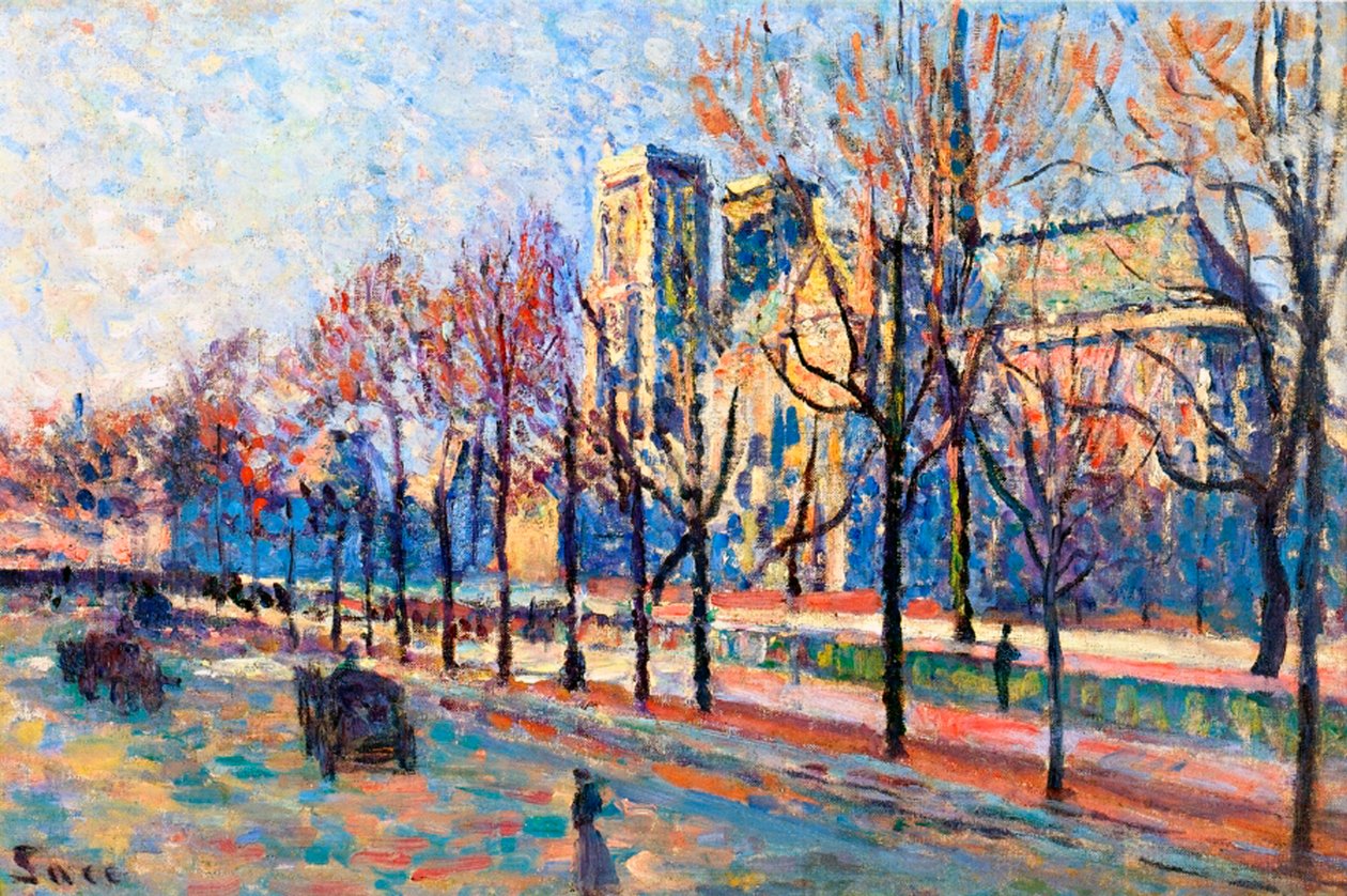 查看从码头蒙特贝罗，c.1897 作者 马克西米利安·卢斯（Maximilien Luce）