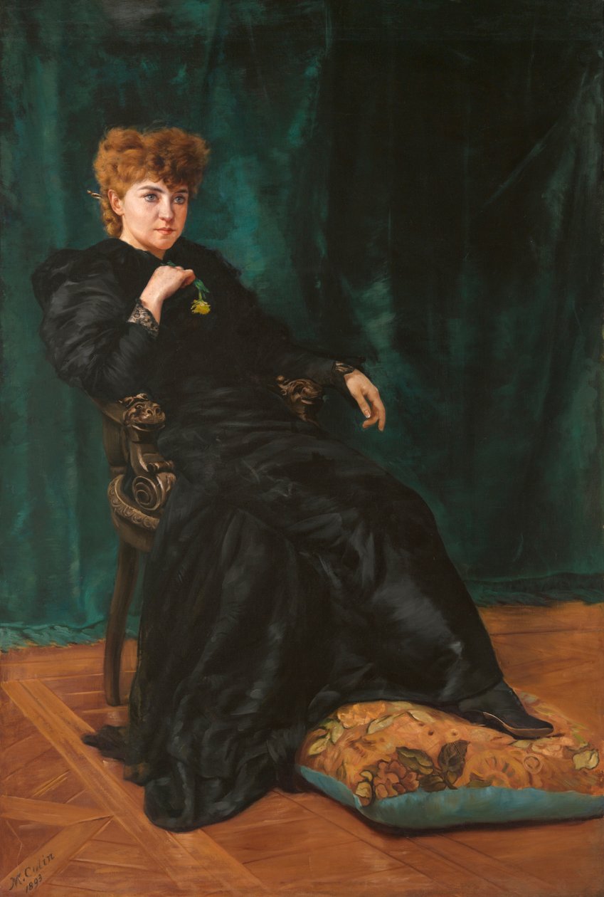 米妮-麦德恩-菲斯克，1893年。 作者 马克西米连·科林