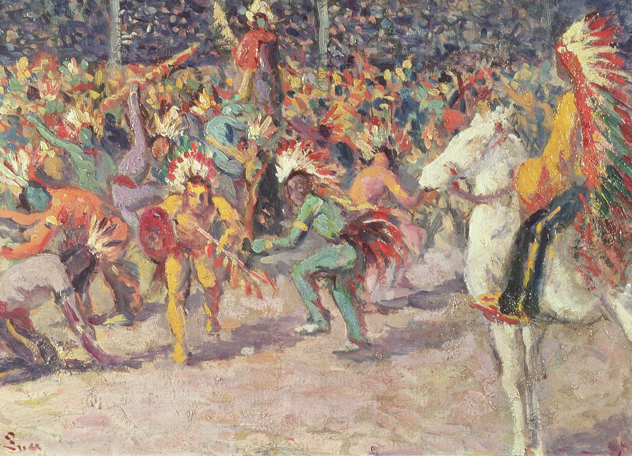 布法罗比尔 作者 马克西米利安·卢斯（Maximilien Luce）
