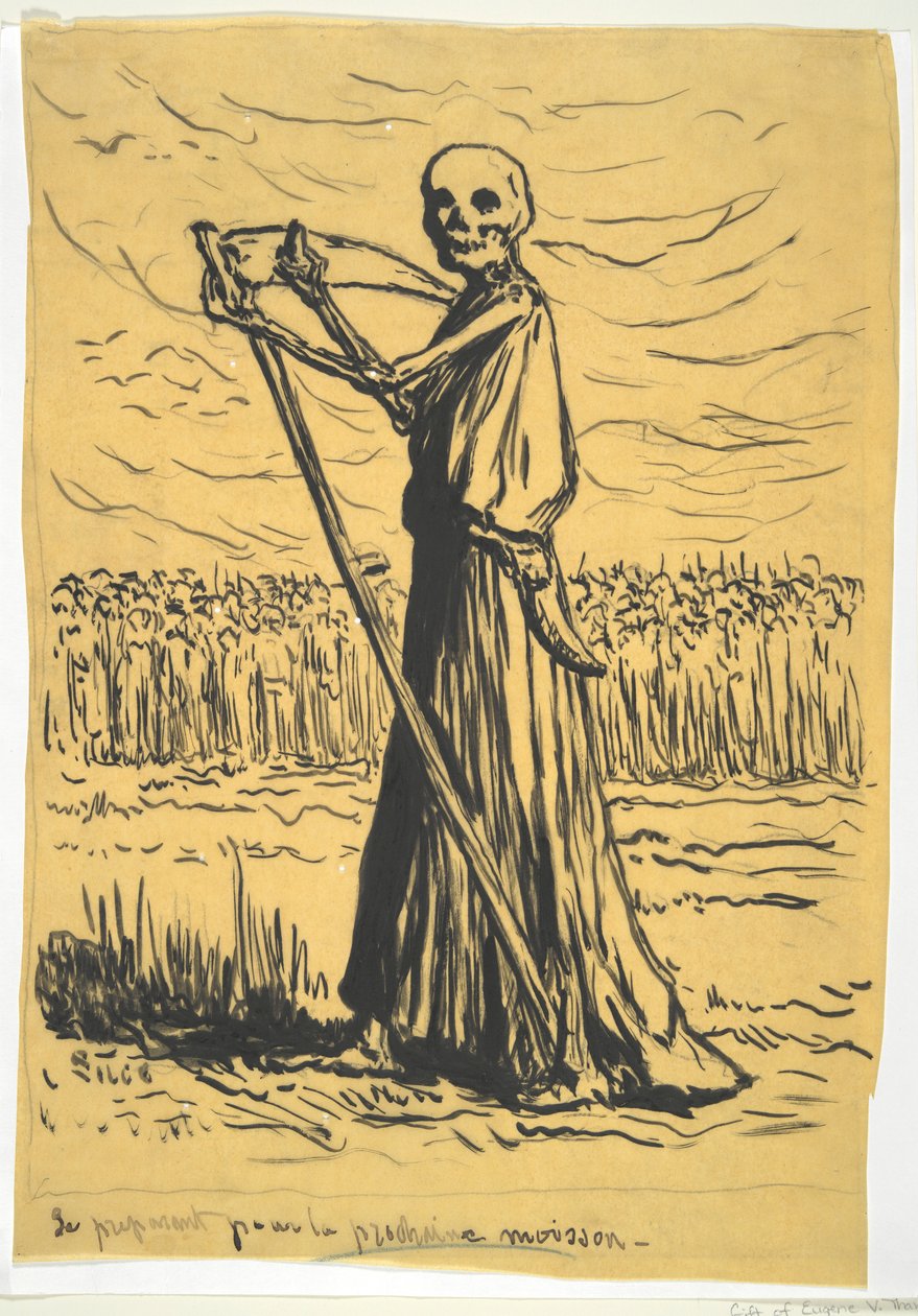 作为死神的死亡 作者 马克西米利安·卢斯（Maximilien Luce）