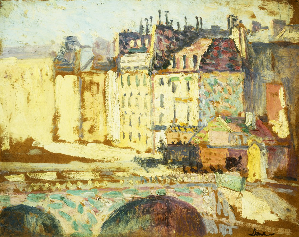 巴黎，新桥， 作者 马克西米利安·卢斯（Maximilien Luce）