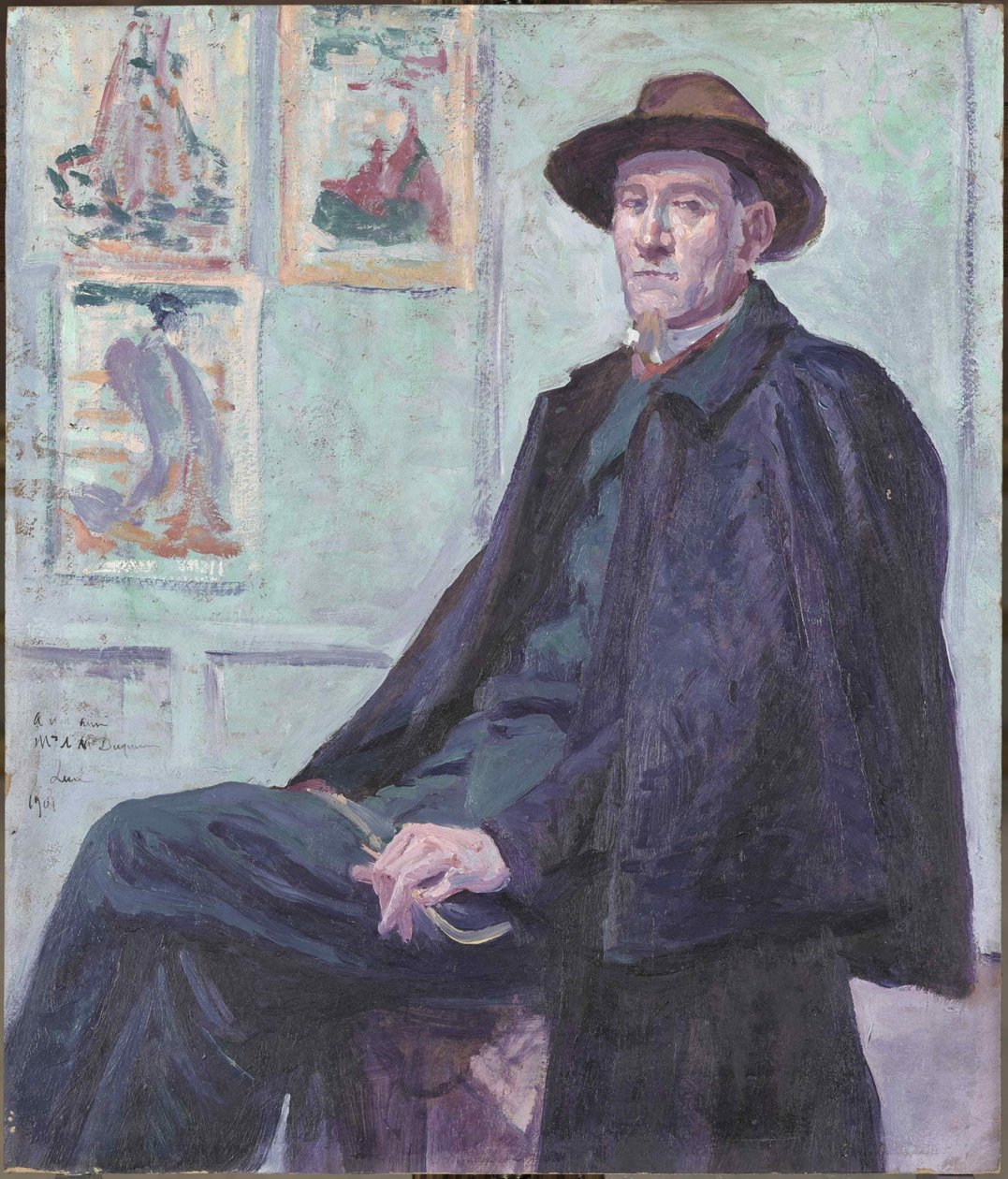 费利克斯·费嫩肖像，1901年。 作者 马克西米利安·卢斯（Maximilien Luce）