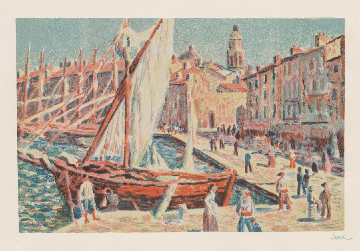 圣特罗佩 作者 马克西米利安·卢斯（Maximilien Luce）