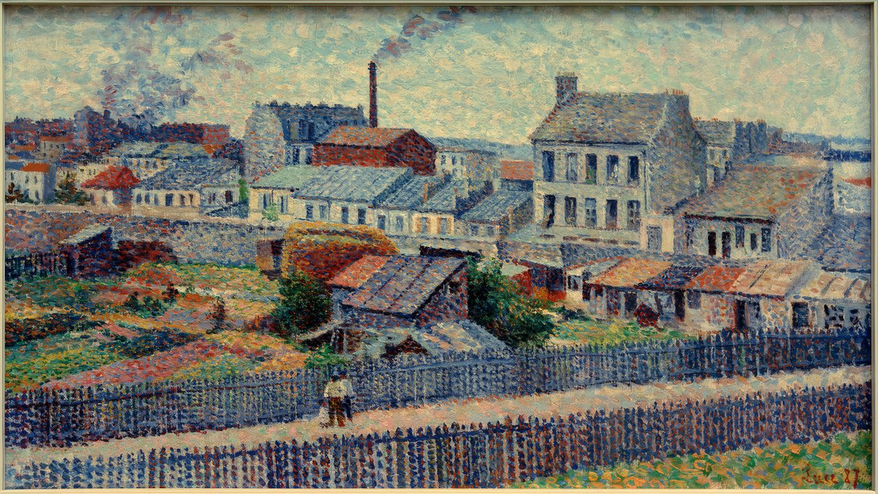 土地在冠军大道街蒙马特 作者 马克西米利安·卢斯（Maximilien Luce）