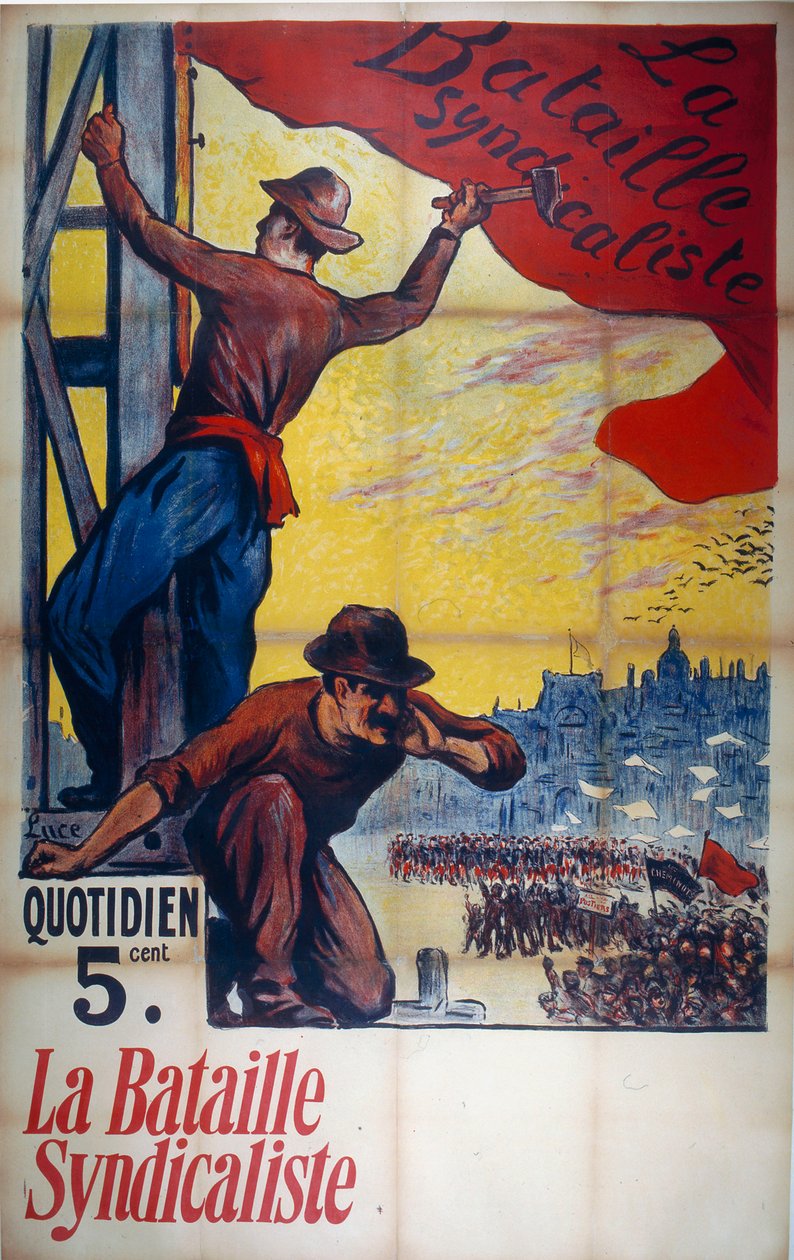 La Bataille syndicaliste杂志》1911年4月27日，1911年。 作者 马克西米利安·卢斯（Maximilien Luce）