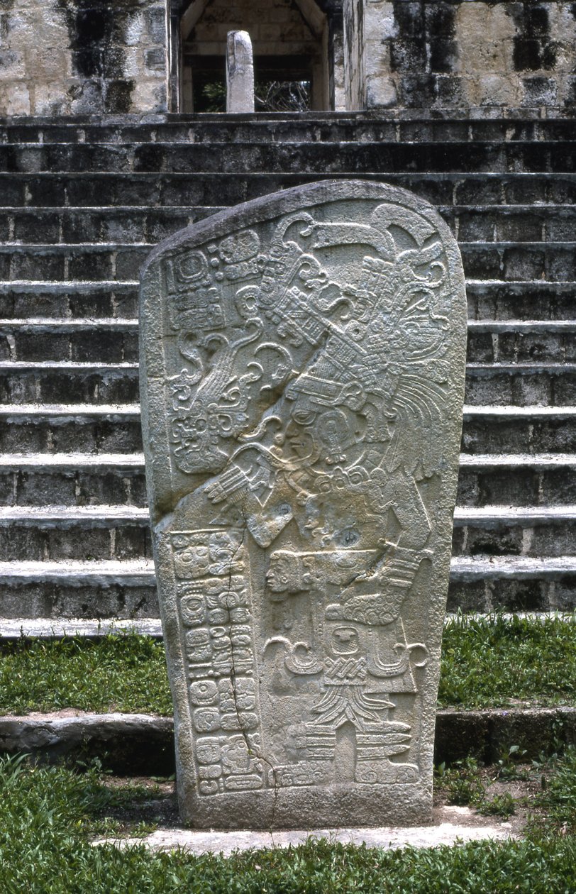 Seibal，Stela 8，终极经典时期，公元849年 作者 玛雅人