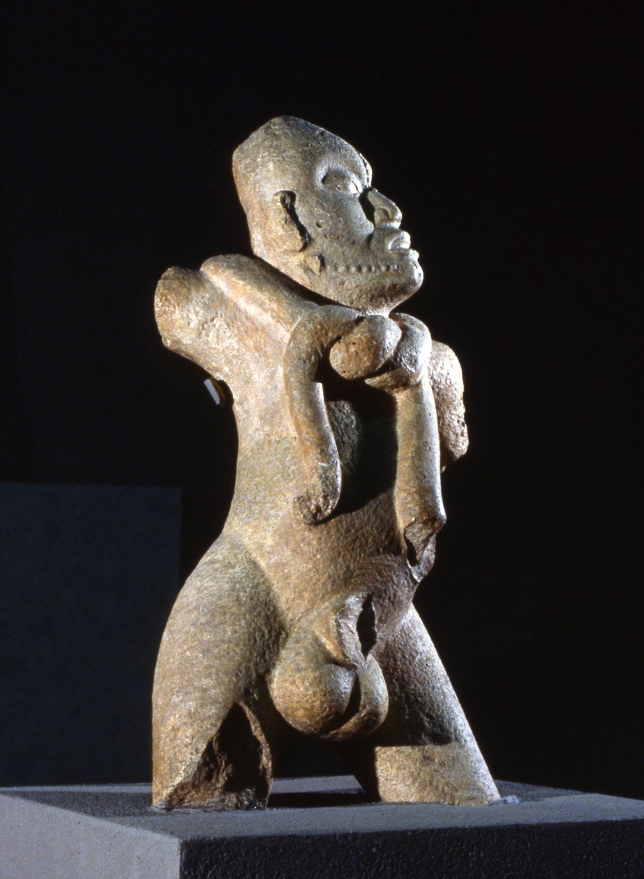 Cumpich的年轻人，来自墨西哥尤卡坦，经典晚期，公元600  -  900年 作者 玛雅人
