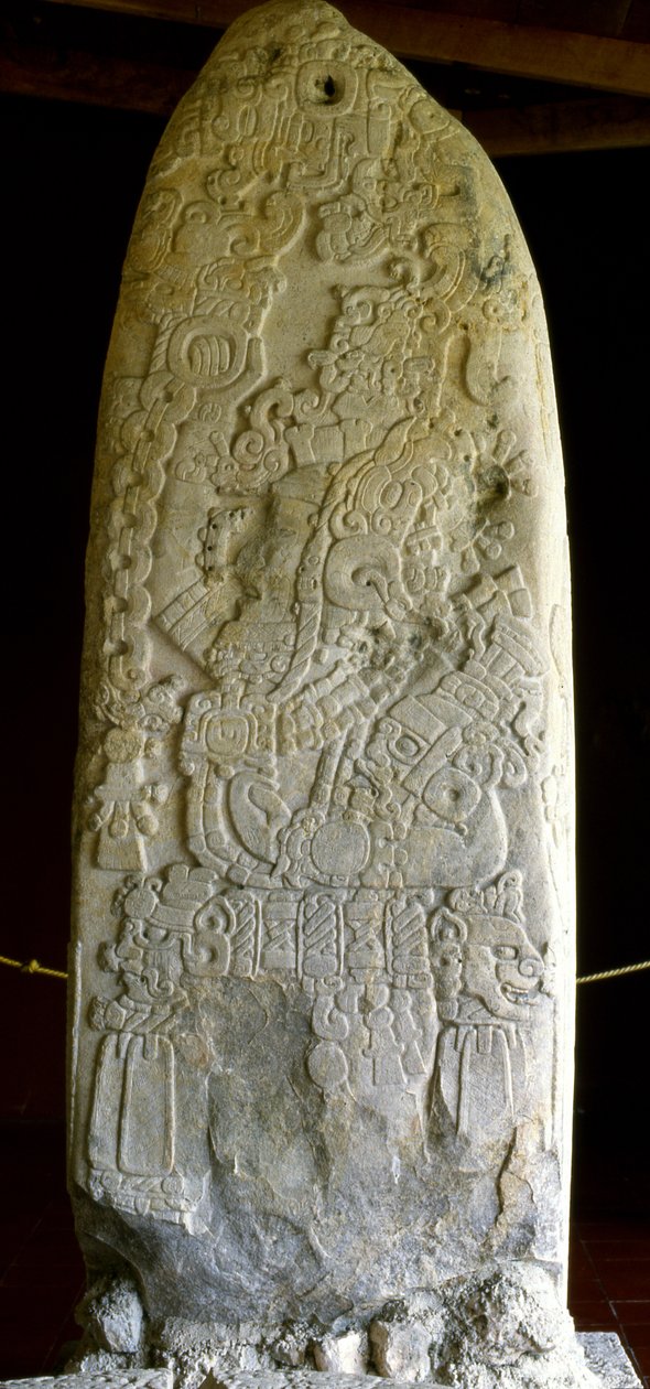 Tikal Stela 31，早期经典时期，公元445年 作者 玛雅人