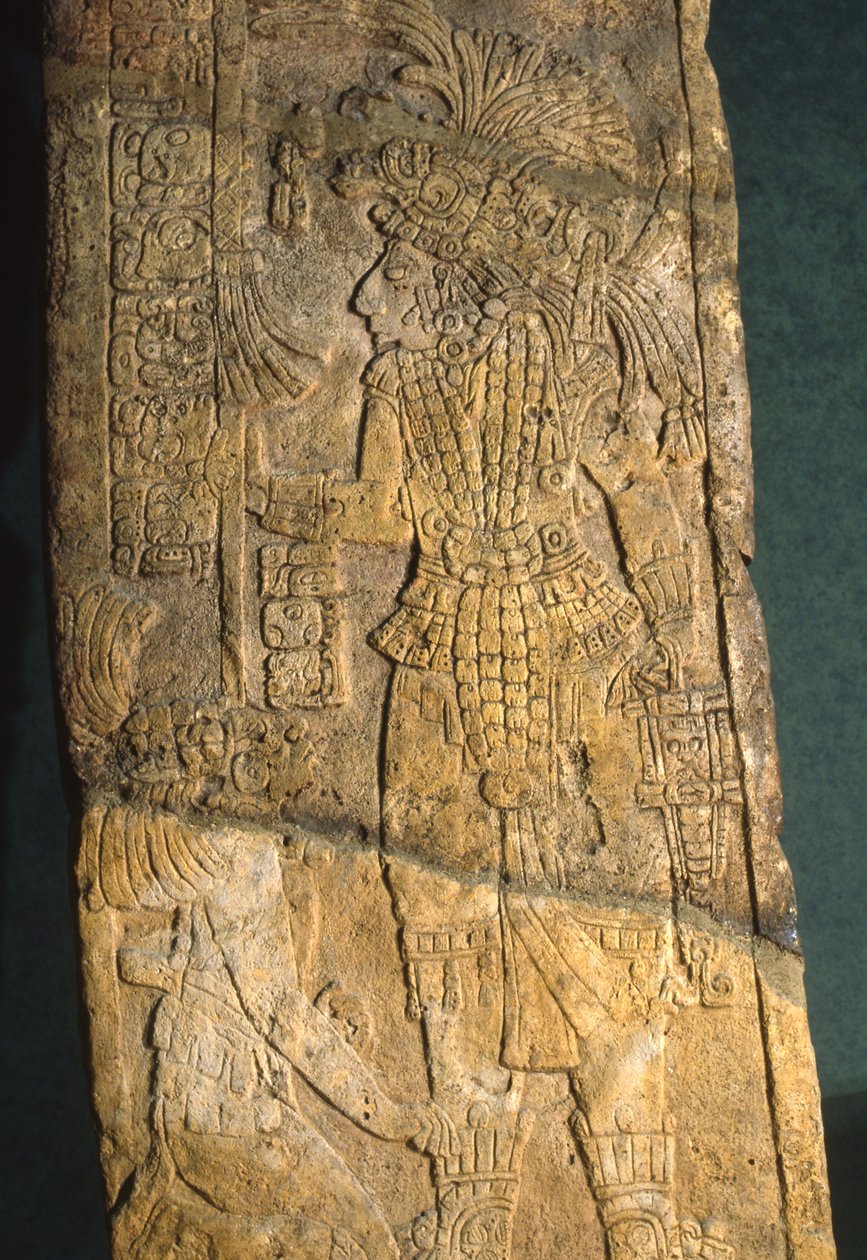 Yaxchilan，Stela 18，经典晚期600-900 AD 作者 玛雅人