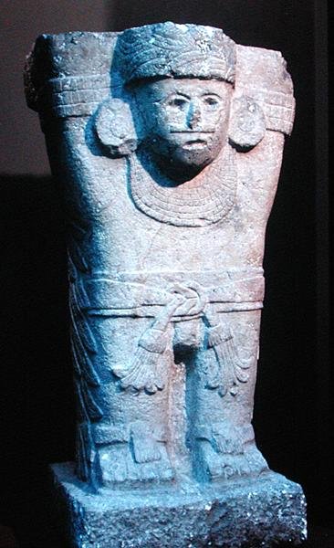 祭坛支持亚特兰大，公元800  -  1300年 作者 玛雅人