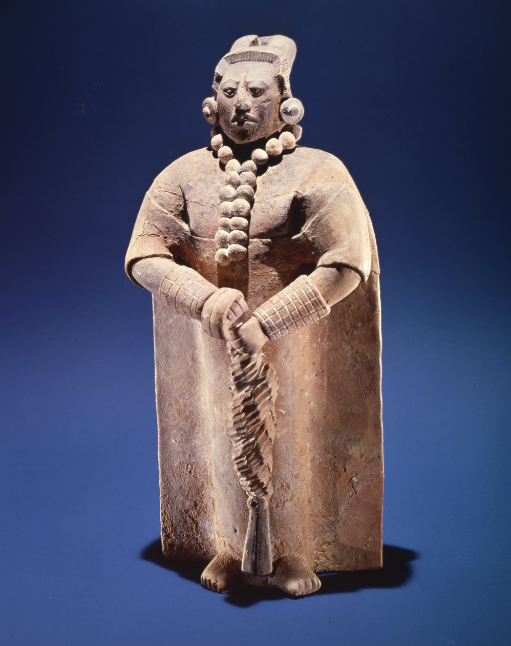 来自吉安娜岛的常设皇室成员，c.600-900（陶器） 作者 玛雅人