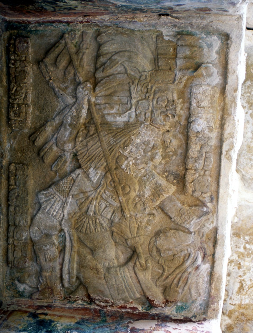 Lintel，经典晚期（公元600  -  900年） 作者 玛雅人