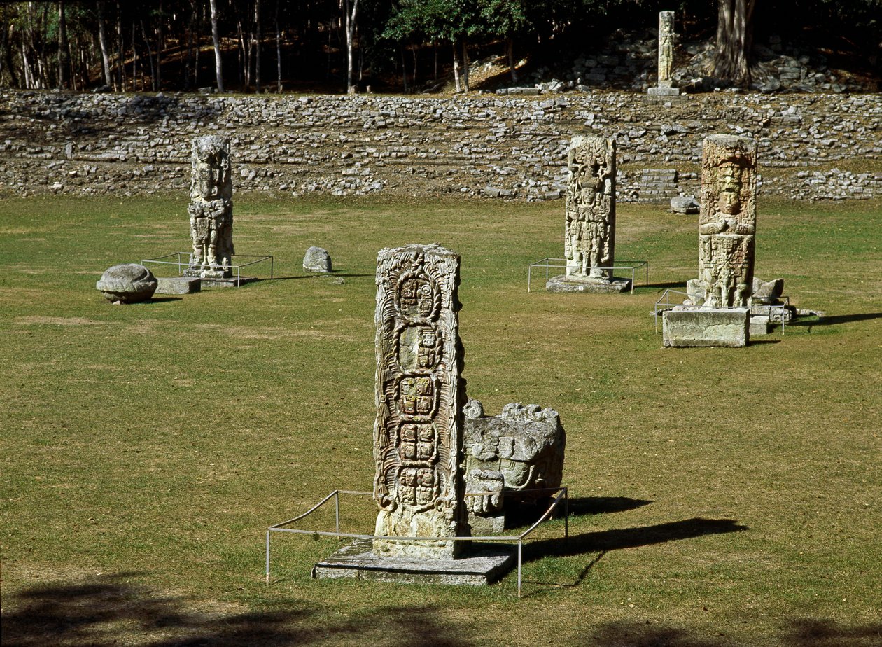 Remains of the ceremonial square 4th-10th century 作者 玛雅玛雅人