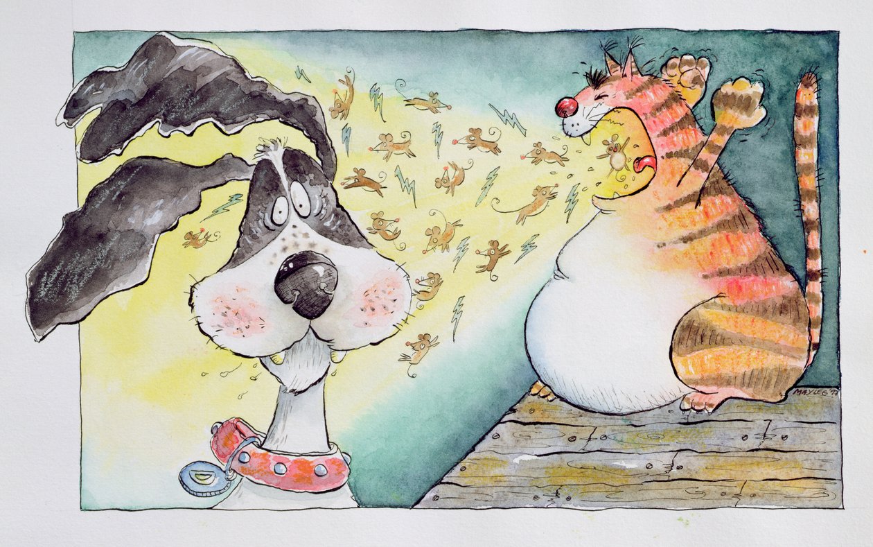 猫，狗和小鼠，1998 作者 梅莉·克里斯蒂（Maylee Christie）