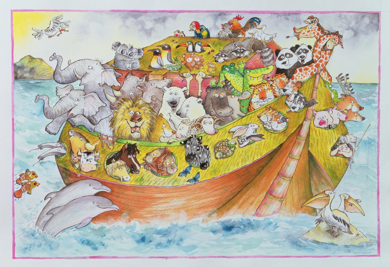 Noah&39;s Crazy Ark，1999 作者 梅莉·克里斯蒂（Maylee Christie）