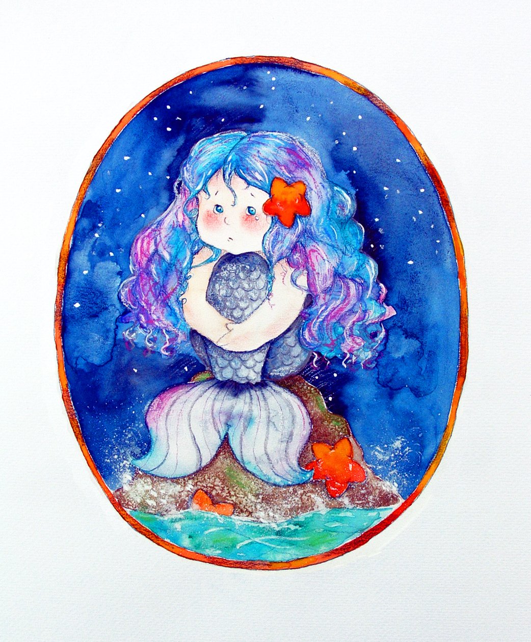 悲伤的小美人鱼 作者 梅莉·克里斯蒂（Maylee Christie）
