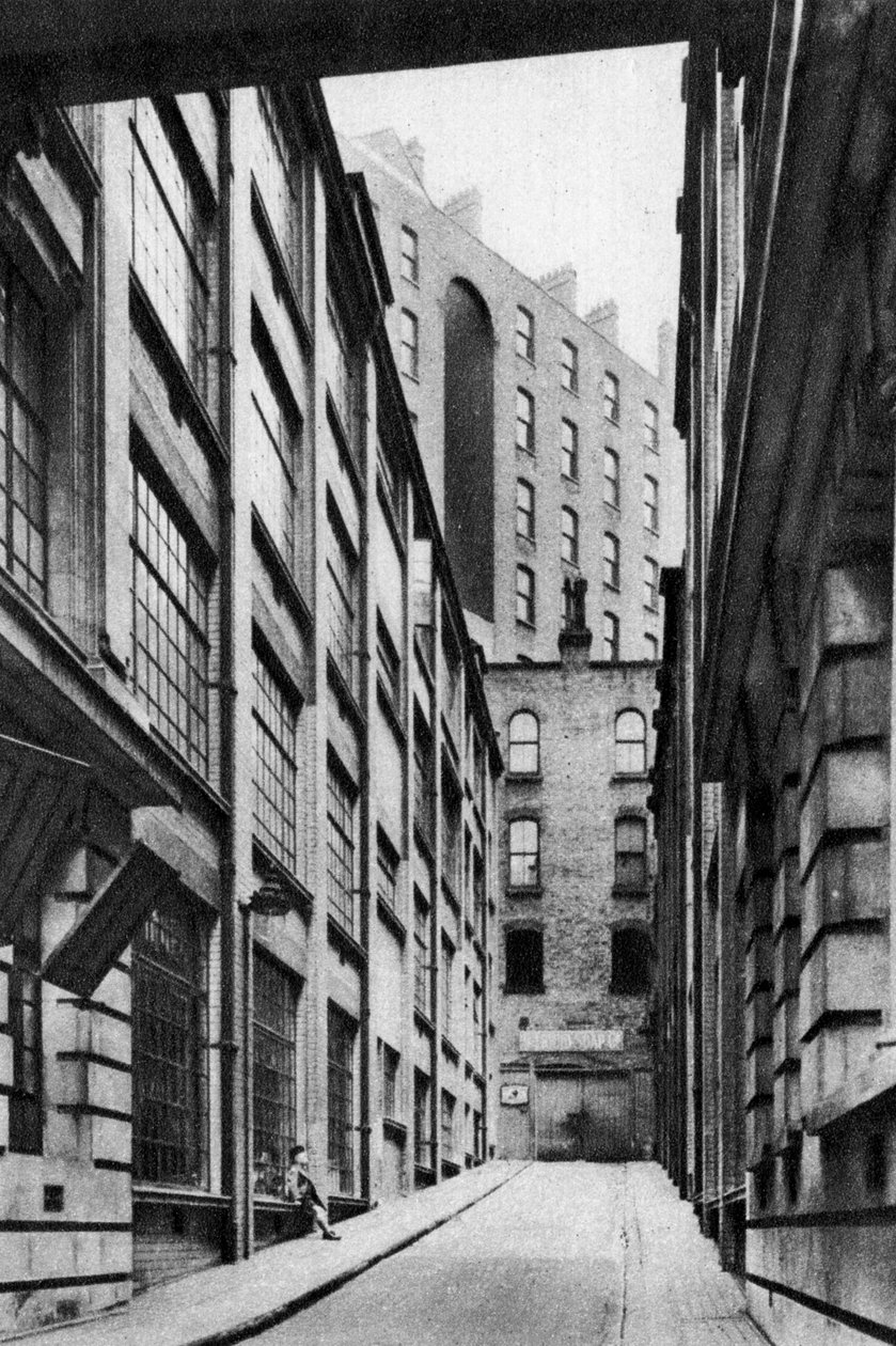 伦敦纽卡斯尔街（Newcastle Street），1926-1927年。 作者 麦克里什