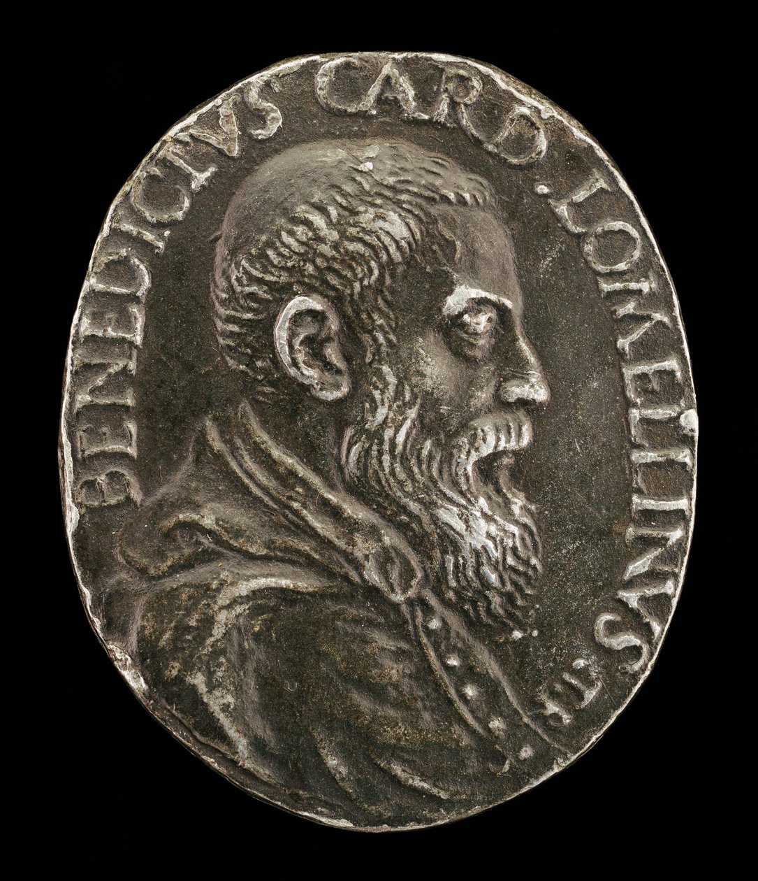 热那亚的Benedetto Lomellini，1517-1579，红衣主教1565 [正面]。 作者 奖牌得主TR