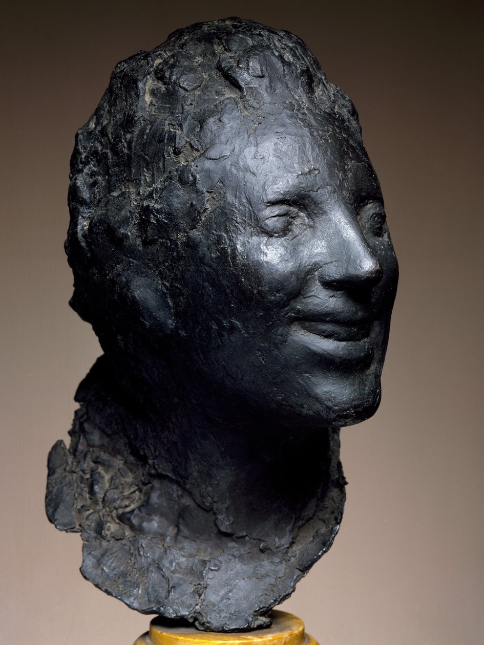 笑的女人》（La Rieuse）。 作者 梅达多·罗索（Medardo Rosso）