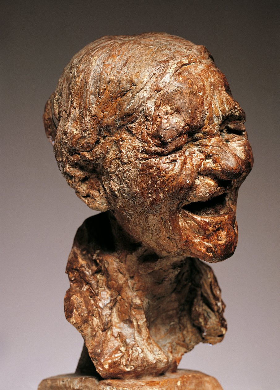 梅达多-罗索(1858-1928)的《女郎》。 作者 梅达多·罗索（Medardo Rosso）