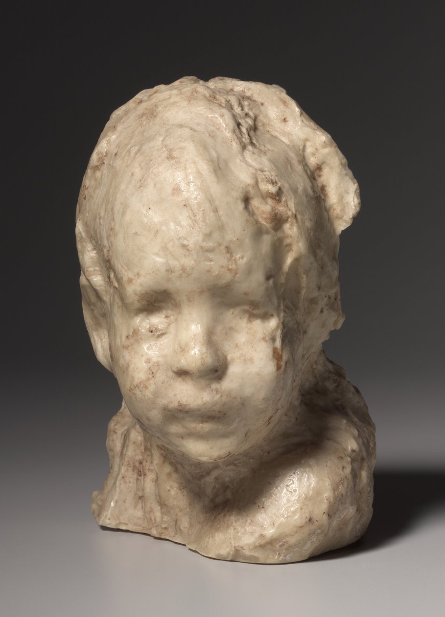 犹太男孩，约1892年（石膏上的蜡） 作者 梅达多·罗索（Medardo Rosso）