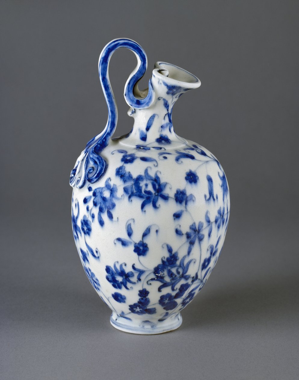 仿瓷烧瓶（瓷器，仿制品） 作者 美第奇瓷工厂