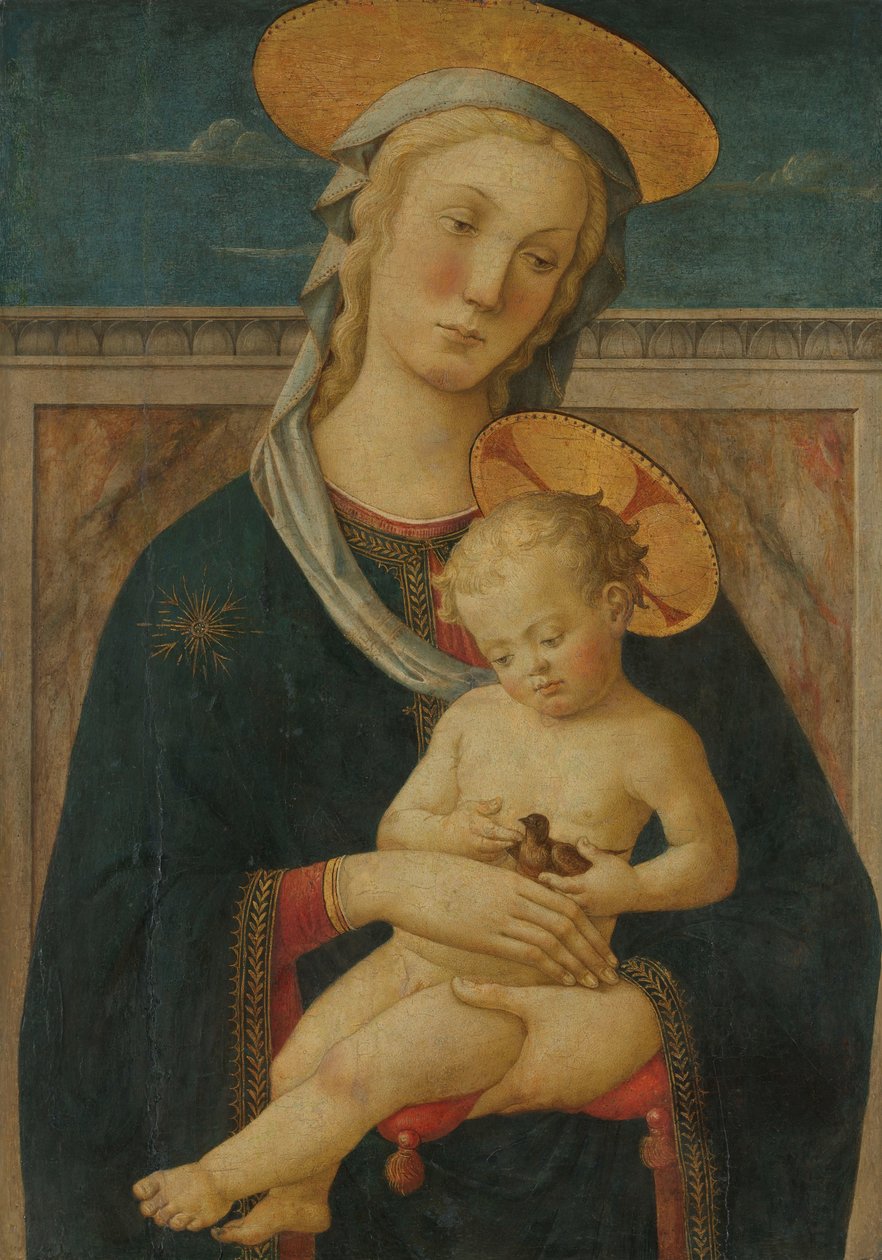 处女与圣婴 作者 Meester van San Miniato（归因于）
