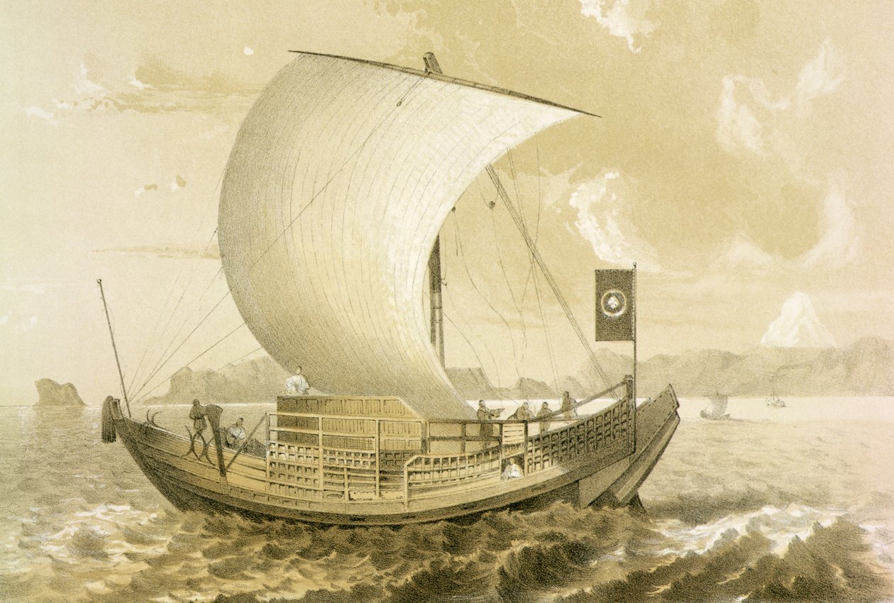 日本垃圾酒吧。由Sarony und Co.，c.1856 作者 梅菲特