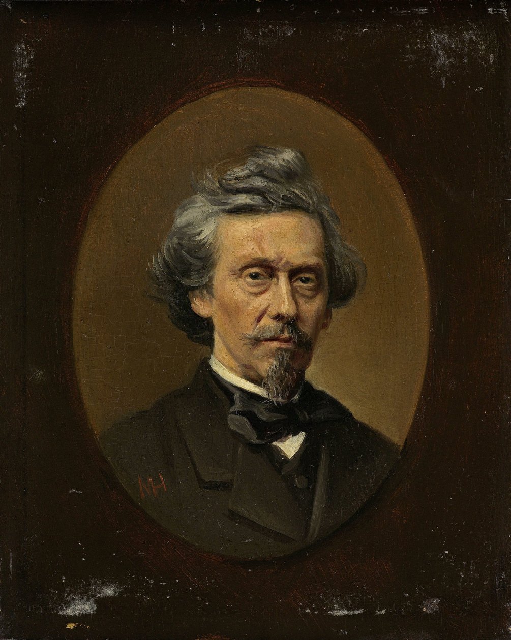 佩特鲁斯·弗朗西斯库斯·格雷夫 (Petrus Franciscus Greive) (1811-72)，画家 作者 梅耶尔·艾萨克·德哈恩