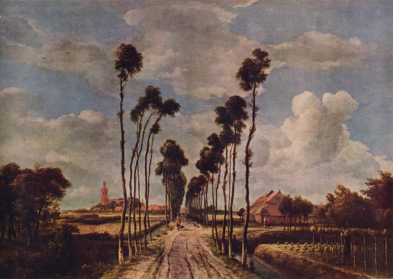 米德哈里斯大街（Middelharnis），1689年，1938年 作者 迈德特·霍贝玛