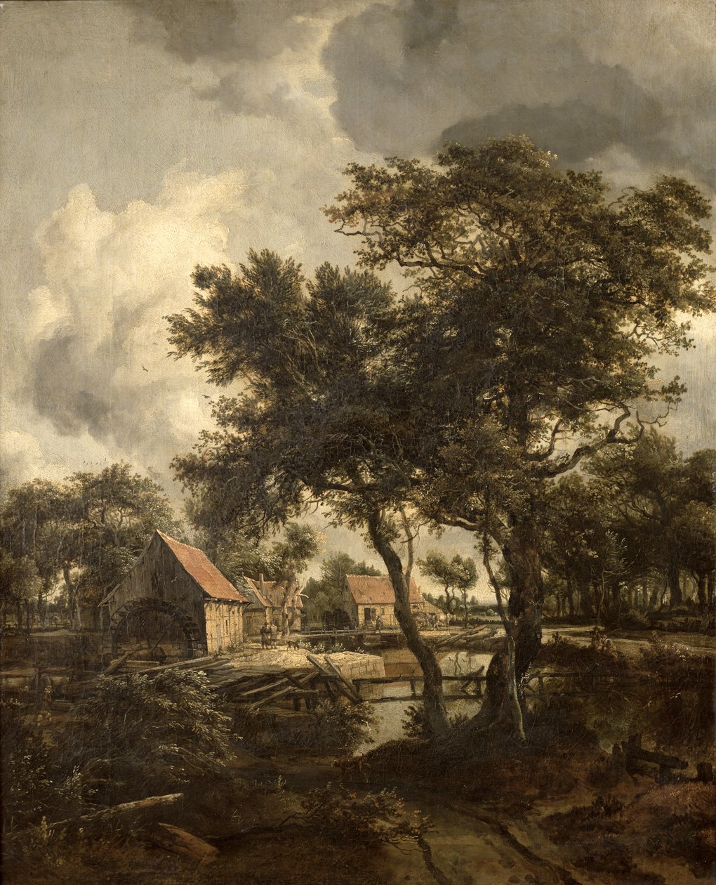 水车，c.1660 作者 迈德特·霍贝玛