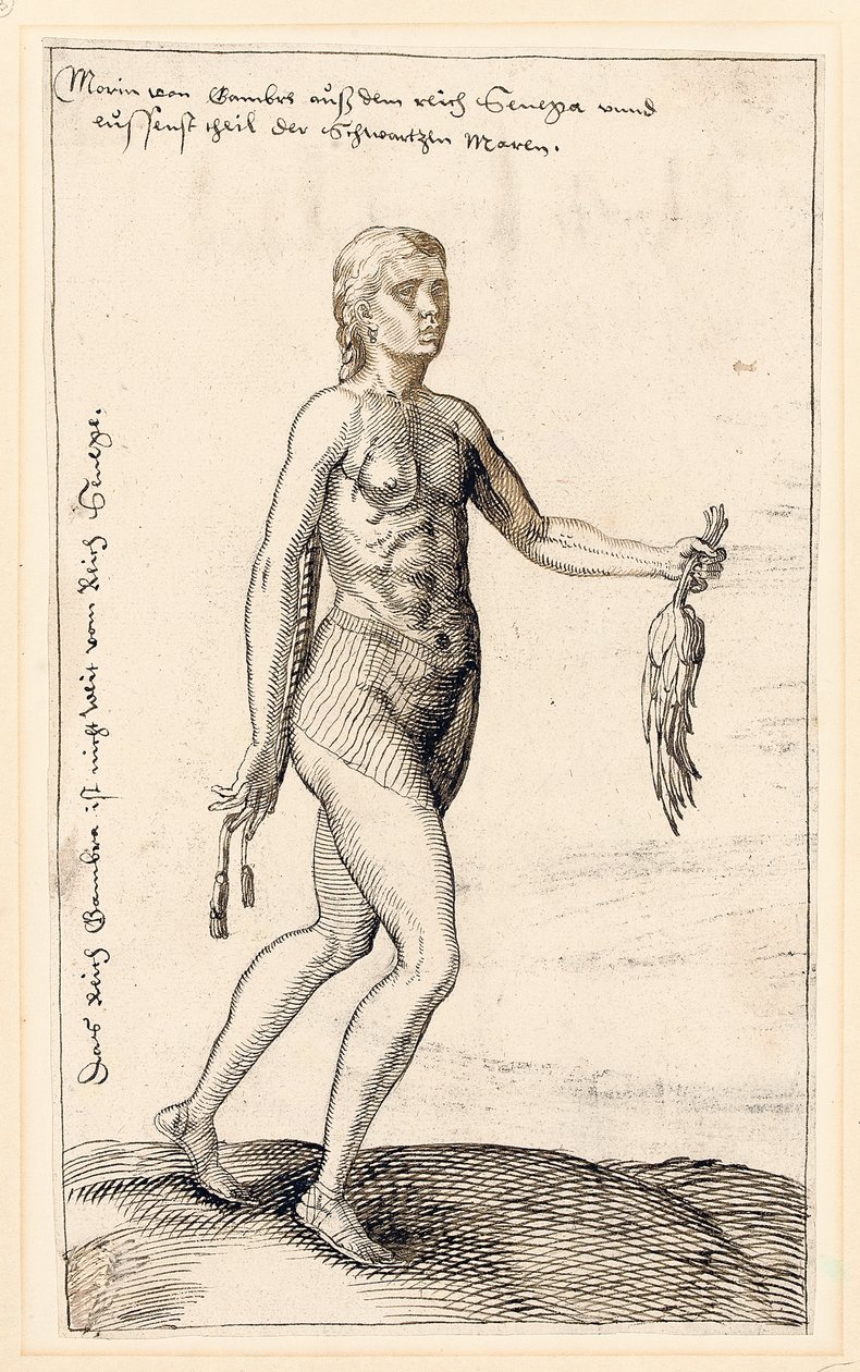 冈比亚的女人，1583年 作者 梅尔基奥尔（Melchior Lorck）