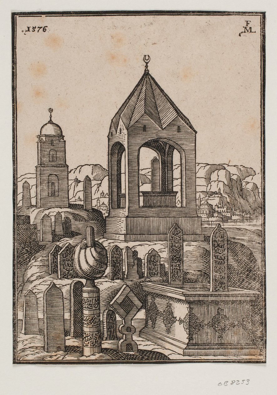 土耳其墓地 作者 梅尔基奥尔（Melchior Lorck）