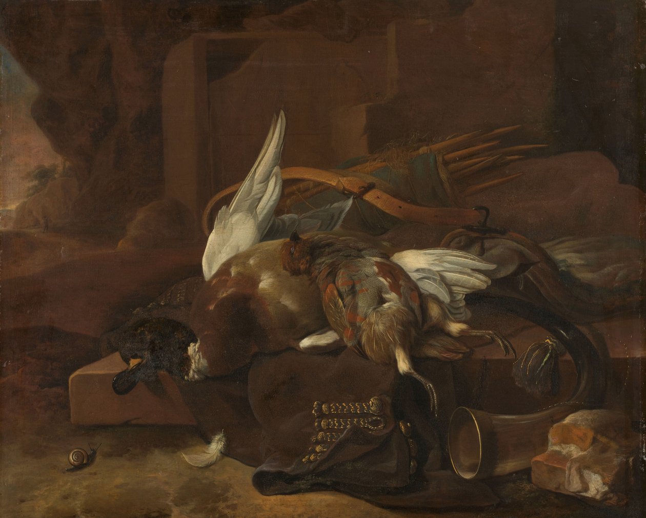 猎人的行囊 作者 Melchior d'Hondecoeter