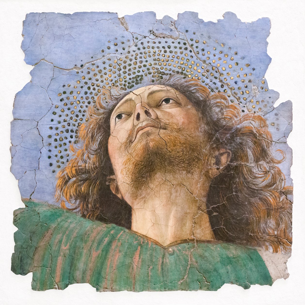 使徒头像，约 1480 年（壁画） 作者 Melozzo da Forli