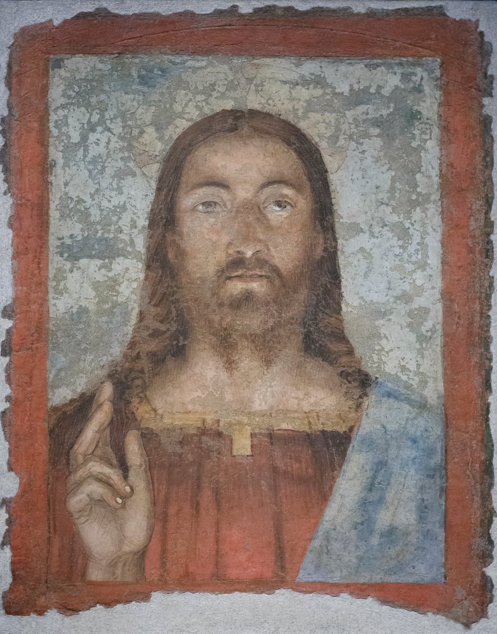 救世主》，约 1476-80 年（独立壁画） 作者 Melozzo da Forli